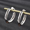 201 Stainless Steel Hoop Earrings EJEW-P304-13A-P-3