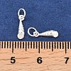 925 Sterling Silver Shell Shape Charms STER-I023-01S-04-3
