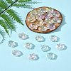 32Pcs UV Plating Rainbow Iridescent Acrylic Beads OACR-FS0002-15-10