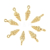 SHEGRACE Brass Shell Shape Charms XGR0170G-107G-1
