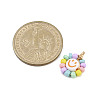 Glass Seed & Acrylic Pendants PALLOY-JF04485-2
