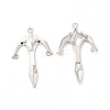 Rack Plating Alloy Pendants LS-PALLOY-E025-33P-1