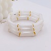Acrylic Bamboo Joint Beaded Bracelets for Women FS-WG26A21-06-1
