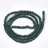Opaque Solid Color Glass Beads Strands GLAA-S178-12A-11-2
