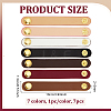 7Pcs 7 Colors PU Leather Purse Shortener Adjustable Buckles FIND-PH0038-13B-2