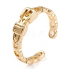 Brass Cuff Rings RJEW-B034-05G-3