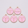 Alloy Enamel Pendants ENAM-S124-01B-09A-2