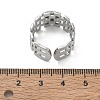 304 Stainless Steel Cuff Ring Components SA-CBA37BC-17A-P-3