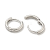 Brass Hoop Earrings EJEW-L211-08E-P-2