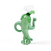 Handmade Lampwork Cartoon Pepper Chef Display Decorations LAMP-T025-13B-2