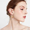 DIY Walnut Wooden Dangle Earring Making Kits DIY-OC0006-84-6