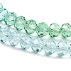 Transparent Painted Glass Beads Strands LS-DGLA-A034-T6mm-A16-4