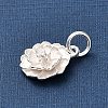 925 Sterling Silver Lotus Flower Charms STER-U009-01S-02-3