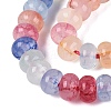 Imitation Jade Crackle Glass Beads Strands GLAA-Q108-05A-A01-3