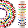 9 Strands 9 Colors Handmade Polymer Clay Beads CLAY-TA0001-53-1