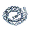 ABS Plastic Imitation Pearl Beads Strands KY-N015-11-A02-2
