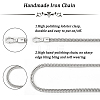 Alloy Chain Bag Handles FIND-WH0038-84P-5