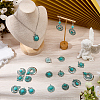20Pcs 10 Styles Bohemia Styles Alloy & Acrylic Pendants FIND-SC0022-80-4