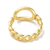 Brass Open Cuff Ring RJEW-E292-09G-3