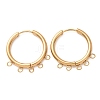 304 Stainless Steel Hoop Earring Findings STAS-D183-02D-G-1