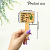 15Pcs 15 Style Wood Plant Labels WOOD-WH0133-003-2