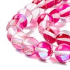Synthetic Moonstone Beads Strands G-E573-02B-09-3