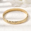304 Stainless Steel Rhinestone Hinged Bangles for Women BJEW-B168-10G-2
