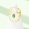 Natural Quartz Crystal Cuff Rings GG-CBA5FCC-03G-03-1