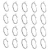 10Pcs 5 Style 304 Stainless Steel Finger Ring Settings STAS-UN0031-53-1