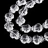 Transparent Glass Beads Strands DGLA-N021-02A-11-3
