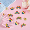 12Pcs 2 Styles Pride Month Enamel Pins JEWB-ME0001-32-5