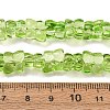 Transparent Glass Beads Strands GL-CBAAE04-01D-2