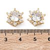 Brass Pave Cubic Zirconia Multi-Strands Links KK-B172-09G-03-3
