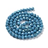 Opaque Glass Beads Strands EGLA-A035-P6mm-L12-2