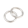 Brass Closed Jump Rings KK-D257-01P-02-2