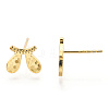 925 Sterling Silver Stud Earrings STER-T004-48G-3