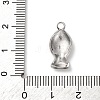 304 Stainless Steel Pendants STAS-I348-01P-02-3