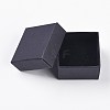 Kraft Paper Cardboard Jewelry Ring Boxes X2-CBOX-G015-01-2