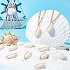 SUPERFINDINGS 60Pcs Natural Cowrie Shell Pendants FIND-FH0004-87-5