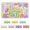 40Pcs UV Plating Opaque Acrylic Beads OACR-FS0002-27-1