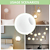 Frosted Glass Globe Lamp Shade Replacement AJEW-WH0528-04-6