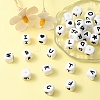 30Pcs 28 Style Food Grade Eco-Friendly Silicone Beads SIL-YW0001-07-6