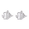 Non-Tarnish 201 Stainless Steel Pendants STAS-T052-49P-2