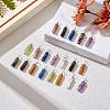 48Pcs 12 Styles Natural Mixed Stone Pendants FIND-SZ0006-07-5