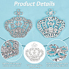 1Pc Rack Plating Brass Big Pendants KK-FG0001-24B-4