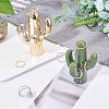 FINGERINSPIRE 2Pcs 2 Styles Porcelain Home Display Decorations DJEW-FG0001-14-5