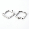 Non-Tarnish 304 Stainless Steel Open Back Bezel Pendants X-STAS-T052-24P-2