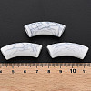 Opaque Crackle Acrylic Beads MACR-S372-001N-010-5