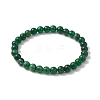 Natural Emerald Quartz Beaded Bracelets BJEW-JB10214-02-1