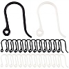 200Pcs 2 Colors Plastic Earring Hooks KY-SC0001-67-1